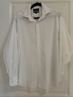 Bonobos White Dress Shirt with Spread Collar
